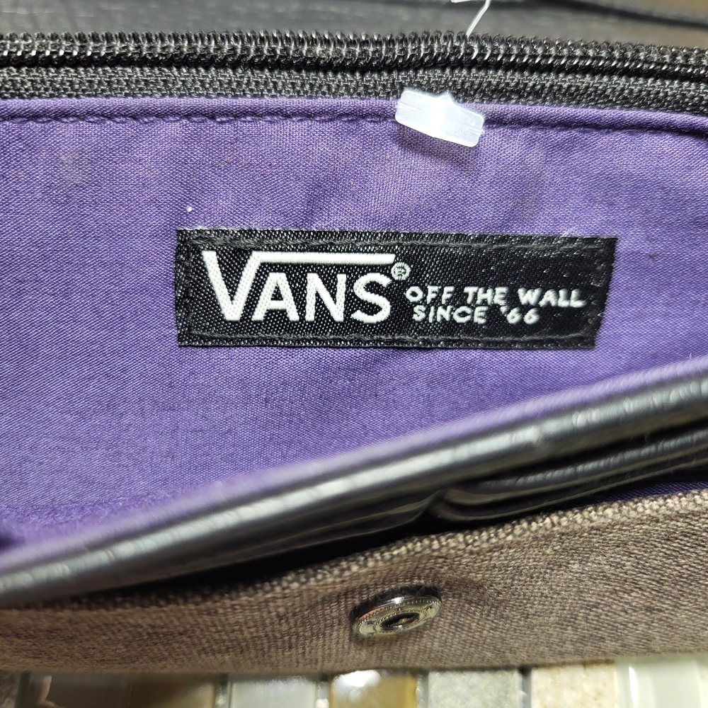 Vans Purple and Brown Wallet